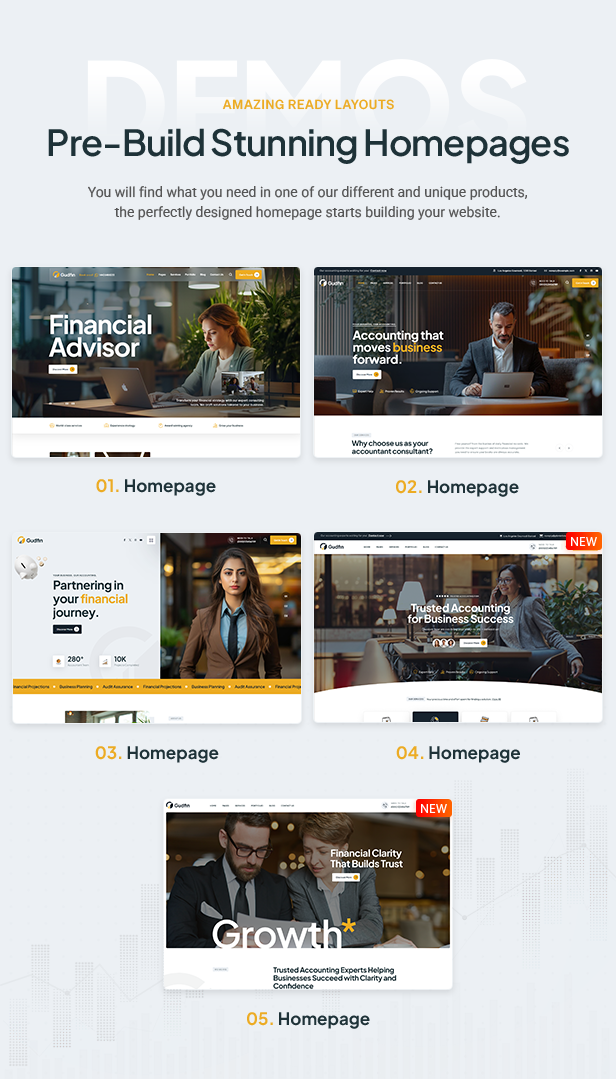 Gudfin - Accounting and Finance Management WordPress Theme