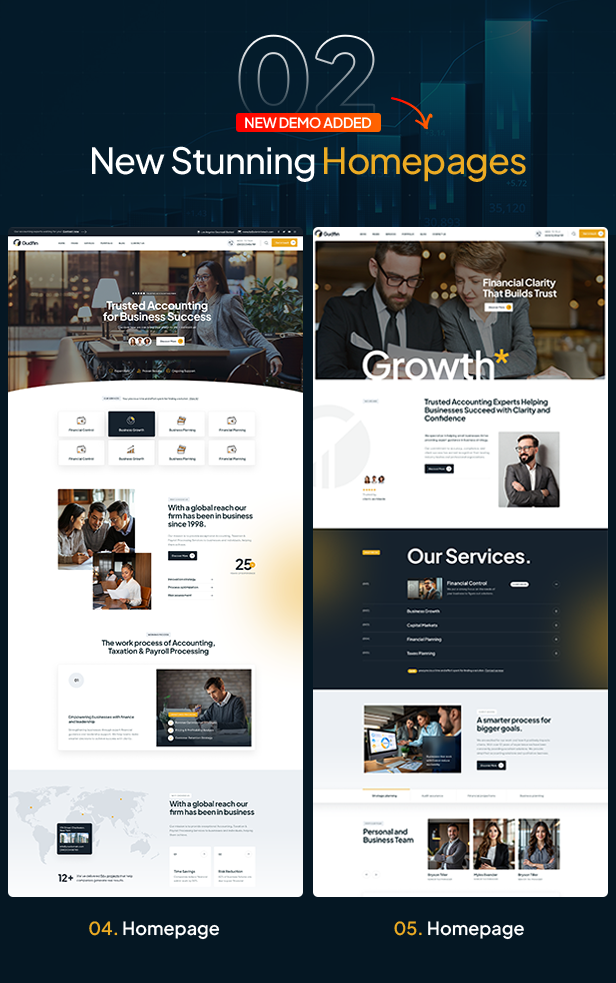 Gudfin - Accounting and Finance Management WordPress Theme