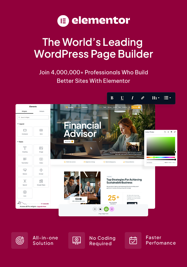 Gudfin - Accounting and Finance Management WordPress Theme