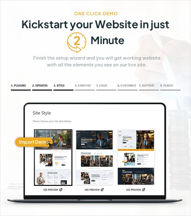Gudfin - Accounting and Finance Management WordPress Theme